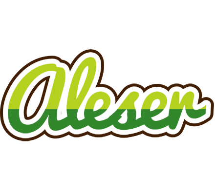 Aleser golfing logo