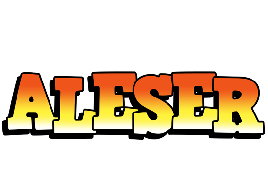 Aleser sunset logo