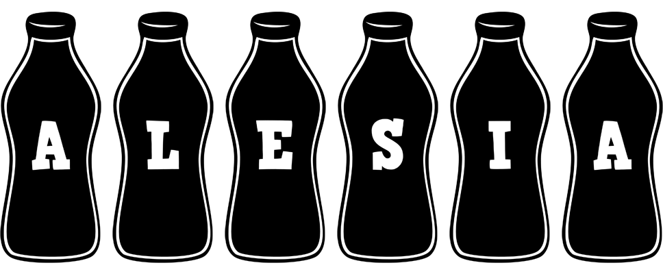 Alesia bottle logo