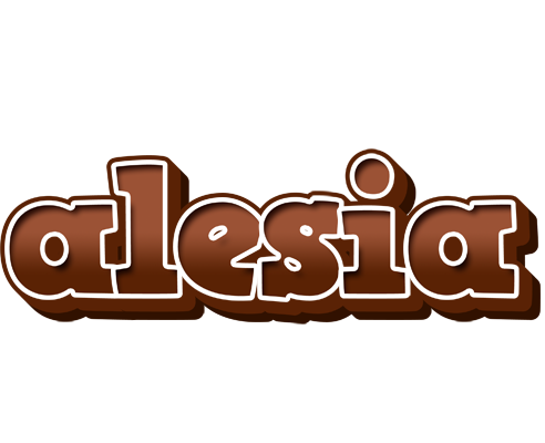 Alesia brownie logo
