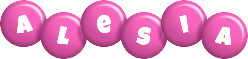 Alesia candy-pink logo