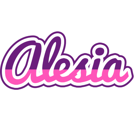 Alesia cheerful logo
