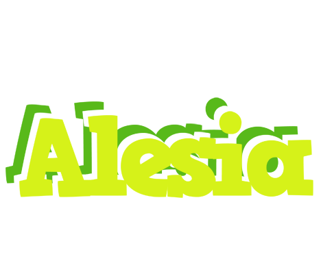 Alesia citrus logo