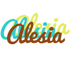 Alesia cupcake logo