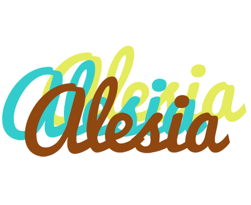 Alesia cupcake logo
