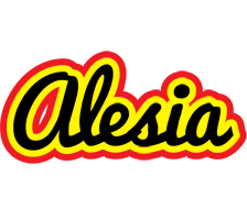 Alesia flaming logo