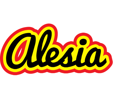 Alesia flaming logo
