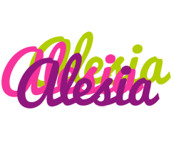 Alesia flowers logo