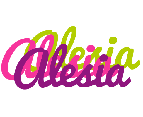 Alesia flowers logo