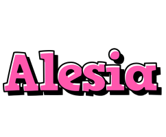 Alesia girlish logo