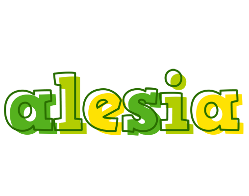 Alesia juice logo