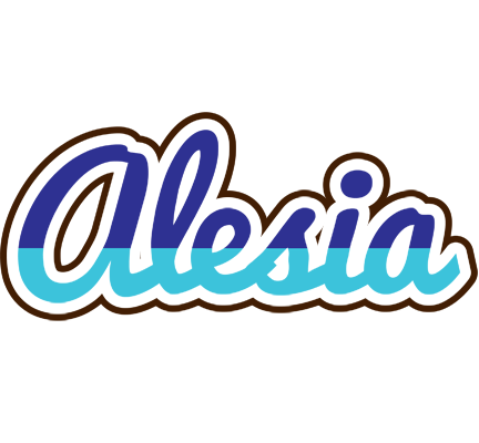 Alesia raining logo