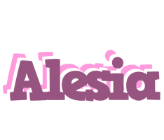 Alesia relaxing logo