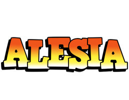 Alesia sunset logo