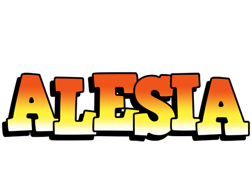 Alesia sunset logo
