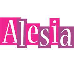 Alesia whine logo