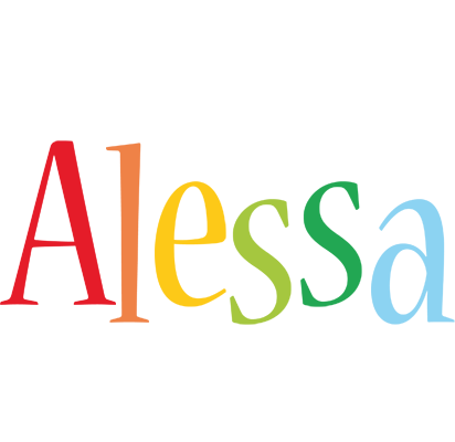 Alessa birthday logo