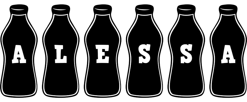 Alessa bottle logo