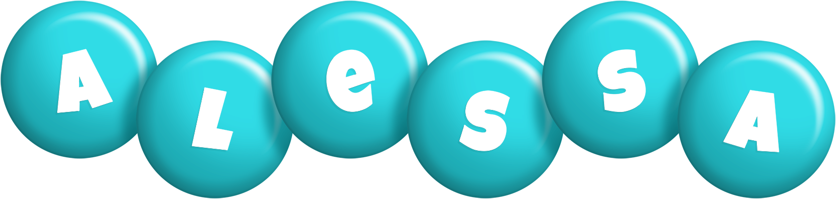 Alessa candy-azur logo