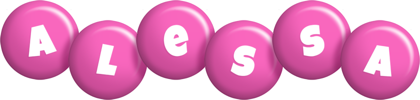 Alessa candy-pink logo