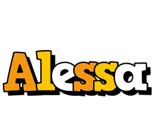 Alessa cartoon logo