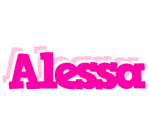Alessa dancing logo