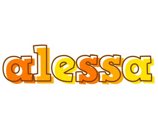 Alessa desert logo