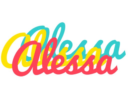 Alessa disco logo
