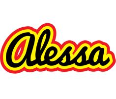 Alessa flaming logo