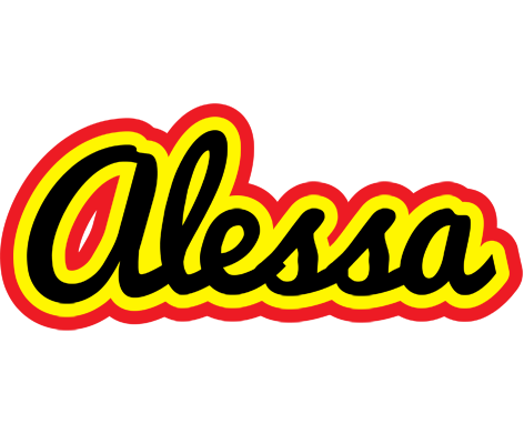 Alessa flaming logo