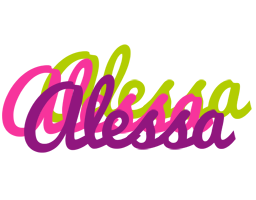 Alessa flowers logo