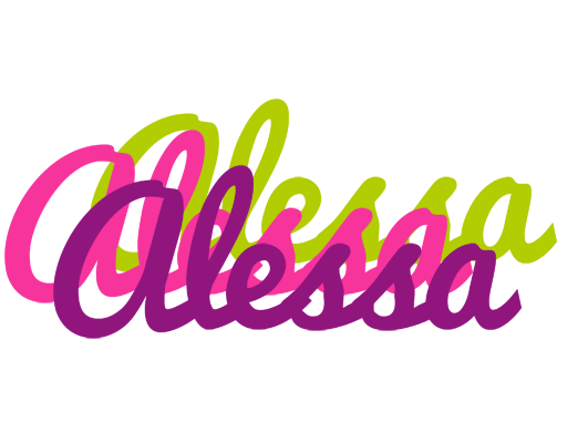 Alessa flowers logo