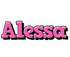 Alessa girlish logo