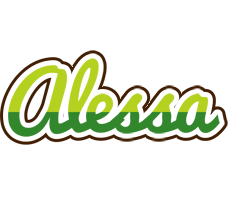 Alessa golfing logo