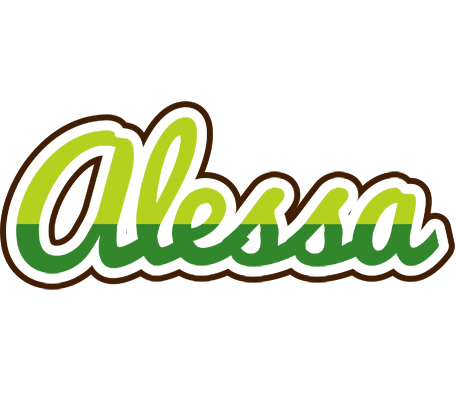 Alessa golfing logo