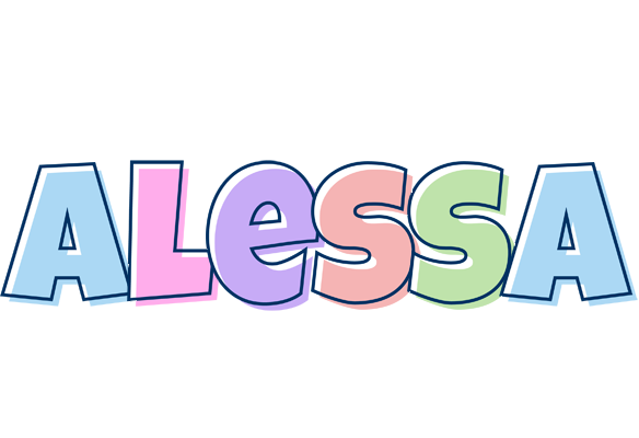 Alessa pastel logo