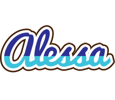 Alessa raining logo