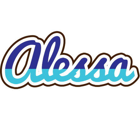 Alessa raining logo
