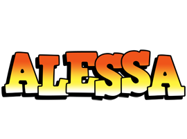 Alessa sunset logo