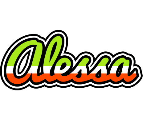Alessa superfun logo