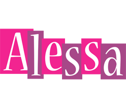 Alessa whine logo