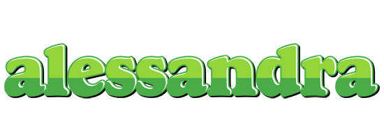 Alessandra apple logo