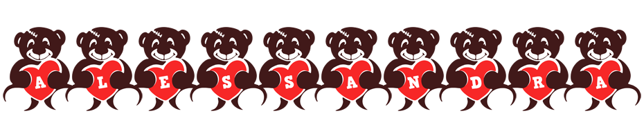 Alessandra bear logo