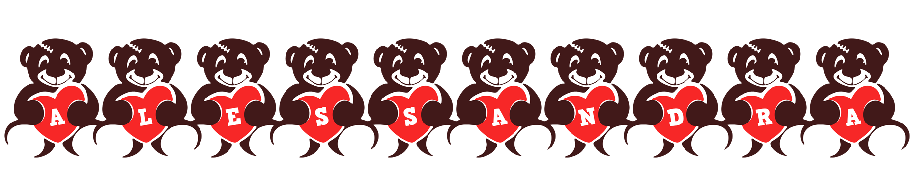 Alessandra bear logo