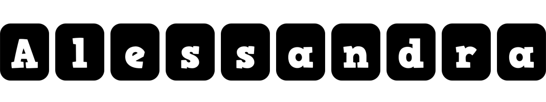 Alessandra box logo