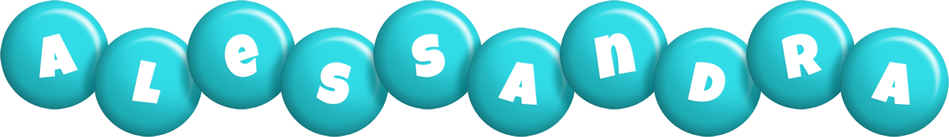 Alessandra candy-azur logo