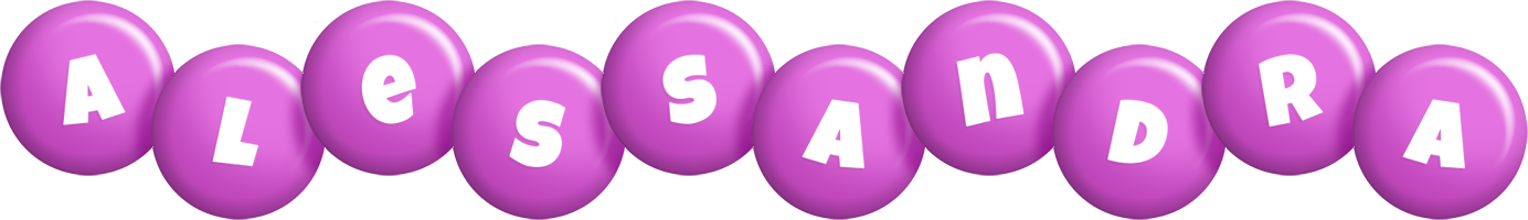 Alessandra candy-purple logo