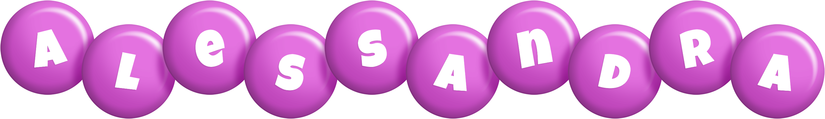 Alessandra candy-purple logo