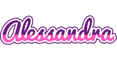Alessandra cheerful logo