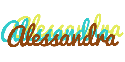 Alessandra cupcake logo